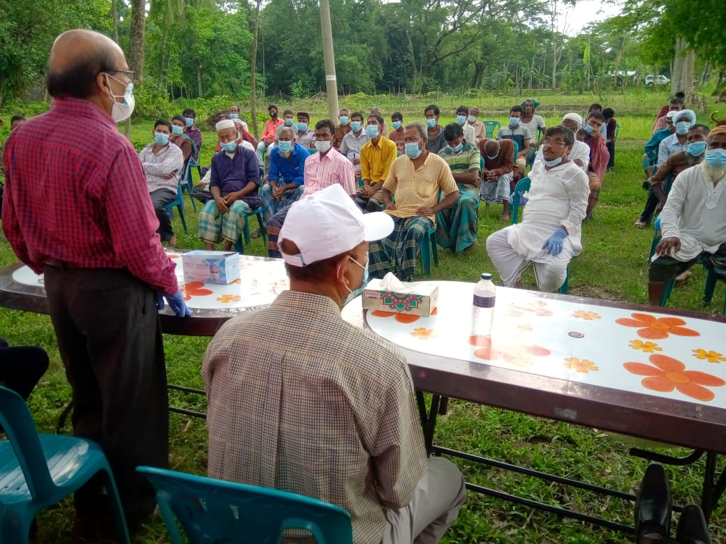 পটুয়াখালীতে সূর্যমুখীর ওপর মাঠ দিবস অনুষ্ঠিত