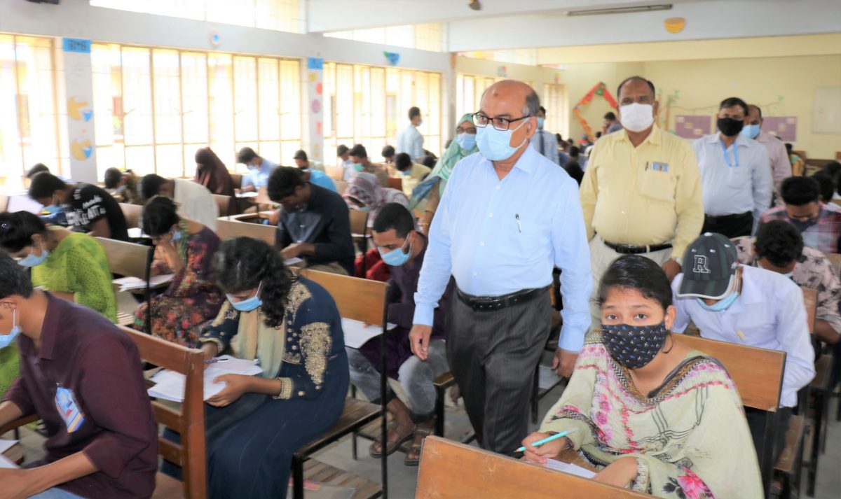 হাবিপ্রবিতে গুচ্ছ পদ্ধতিতে ভর্তি পরীক্ষা-২০২১ অনুষ্ঠিত